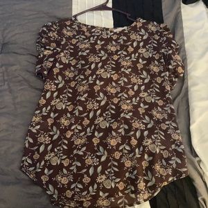 LOFT XS Short Sleeve Blouse